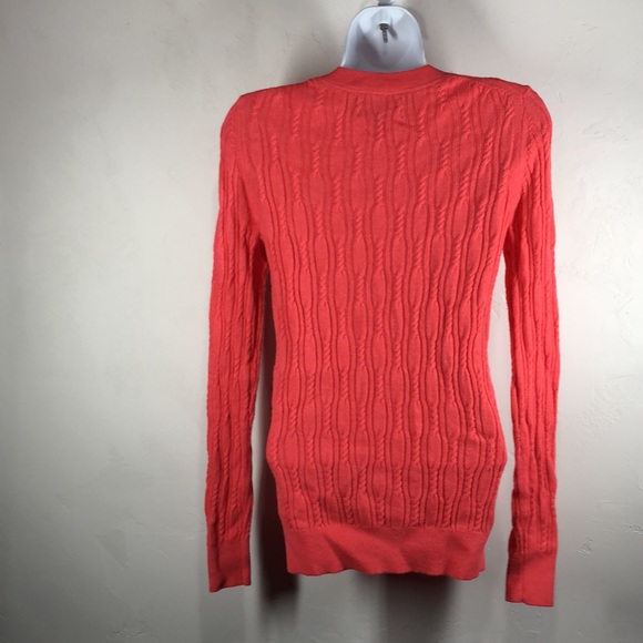 Banana Republic with Italian yarn by Filpucci coral sweater size small - Picture 6 of 10